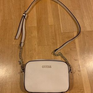 GUESS Ivory Crossbody Bag with Adjustable Strap